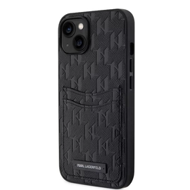 Karl Lagerfeld tok fekete Apple Iphone 14 készülékhez KLHCP14 készülékhezSSAKLHPPK