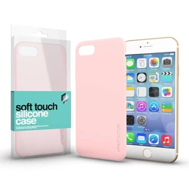 Xprotector XPRO Soft Touch szilikon tok púder pink Apple iPhone 7 / 8 / SE 2020 / SE 2022 készülékhez