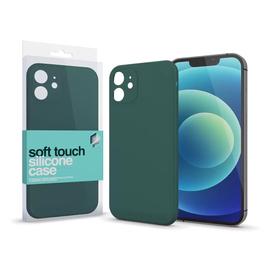 Xprotector XPRO Soft Touch szilikon tok Slim sötétzöld Apple iPhone 13 Pro készülékhez