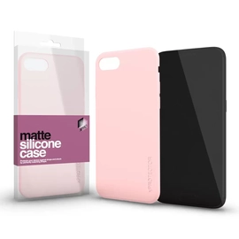 Xprotector XPRO Szilikon matte tok ultravékony púder pink Apple iPhone 14 készülékhez