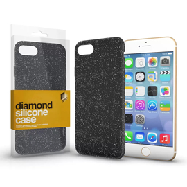 Xprotector Szilikon tok (Diamond) Fekete Apple iPhone 11 Pro Max készülékhez
