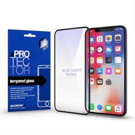 Xprotector XPRO™ Anti-Blue Light 2.5D Kék Fény Szűrős kijelzővédő üveg / üvegfólia Apple iPhone 15 Pro készülékhez