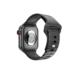 Xprotector XPRO Apple Watch sport szilikon szíj Fekete 38mm/40mm/41mm