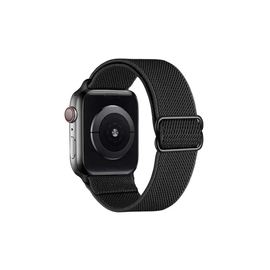 Xprotector XPRO Apple Watch szőtt szövet körpánt Fekete 38mm/40mm/41mm