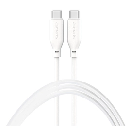4smarts High FlexUSB-C / USB-C Szilikon kábel, 60W 1.5m fehér