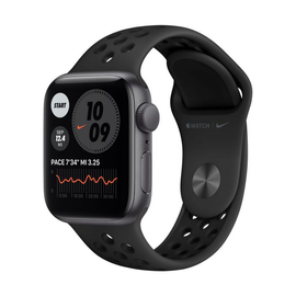 Apple Watch SE Nike GPS 40mm asztroszürke alumíniumtok fekete sportszíjjal