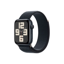 Apple Watch SE (2023) GPS 44mm éjfekete alumíniumtok, éjfekete sportpánt