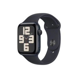 Apple Watch SE (2023) GPS 44mm fekete alumíniumtok, fekete sportszíj - M/L