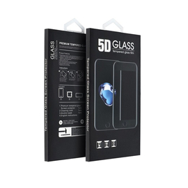 Apple iPhone 13, 5D Full Glue hajlított tempered glass kijelzővédő üvegfólia, fekete