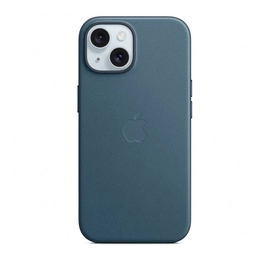 Apple iPhone 15 FineWoven-szövettok MagSafe, óceánkék