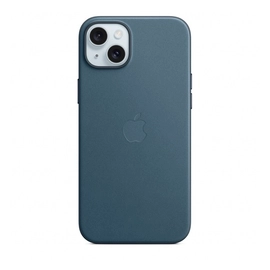 Apple iPhone 15 Plus FineWoven-szövettok MagSafe, óceánkék