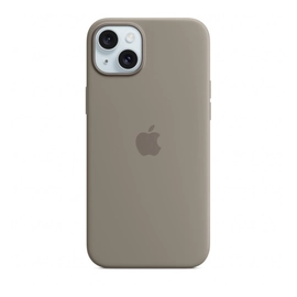 Apple iPhone 15 Plus MagSafe szilikontok, agyag