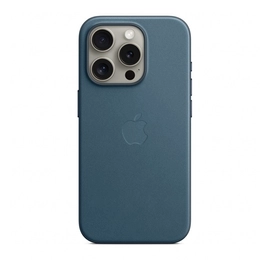 Apple iPhone 15 Pro FineWoven-szövettok MagSafe, óceánkék