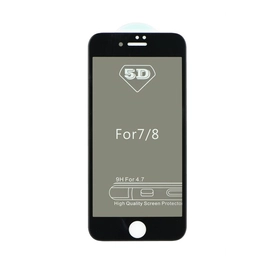 Apple iPhone X, 5D Full Glue Privacy hajlított tempered glass kijelzővédő üvegfólia, fekete