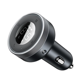 Baseus Enjoy autós gyorstöltő és Bluetooth MP3/FM transzmitter, 2XUSB, 17W, fekete