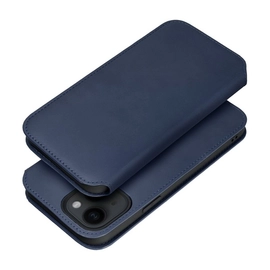 Dual Pocket flip tok Samsung A25 5G, kék