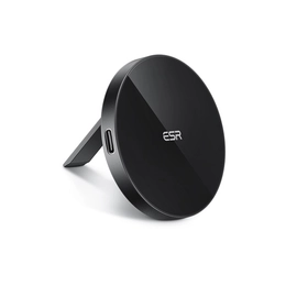ESR HaloLock Kickstand vezeték nélküli MagSafe wireless gyorstöltő, fekete