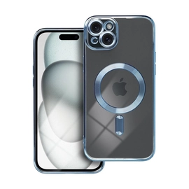 Electro Mag Apple iPhone 15 Plus MagSafe szilikon tok, kék