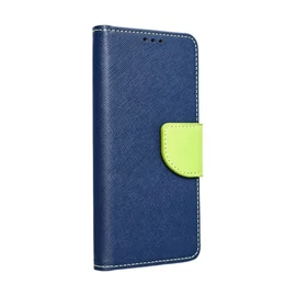 Fancy Apple iPhone 15 Plus flip tok, kék/lime