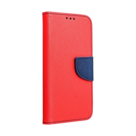 Fancy Apple iPhone 15 Pro Max flip tok, piros/kék