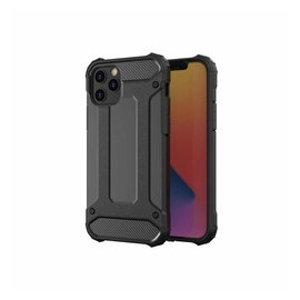 Forcell Armor hátlap tok, Apple iPhone 13 Pro Max, fekete