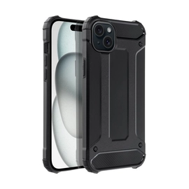 Forcell Armor hátlap tok, Apple iPhone 15 Plus , fekete