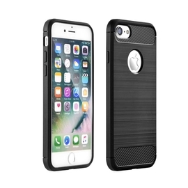 Forcell Carbon hátlap tok Apple iPhone XR, fekete