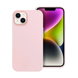 Frame Apple iPhone 13 szilikon tok, rózsaszín