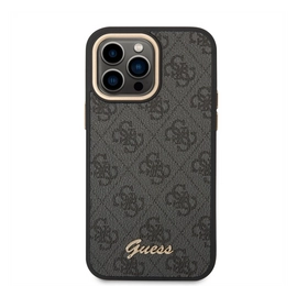 Guess Metal Camera Outline Apple iPhone 14 Pro hátlap tok, fekete