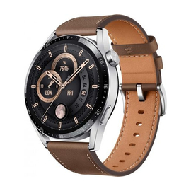 Huawei Watch GT 3 Classic 46mm barna bőr szíjjal