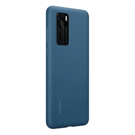 Huawei P40 Silicone Cover, gyári szilikon tok, kék