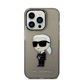 Karl Lagerfeld IML Ikonik NFT hátlap tok Apple iPhone 14 Pro Max, fekete