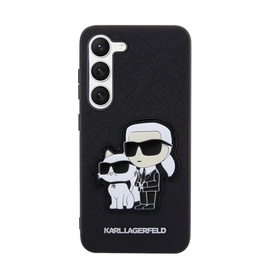 Karl Lagerfeld Saffiano Samsung Galaxy S23 szilikon tok, fekete