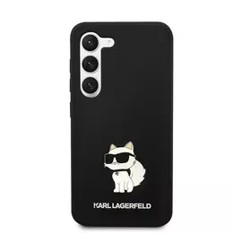 Karl Lagerfeld Silicone Choupette Samsung Galaxy S23 szilikon tok, fekete