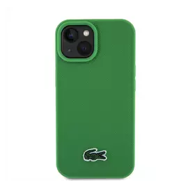 Lacoste Iconic Petit Pique Woven Logo iPhone 15 MagSafe tok, zöld