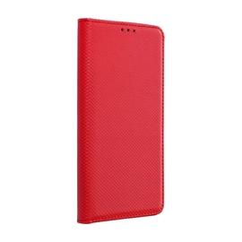 Magnet Samsung Galaxy S22 Ultra mágneses flip tok, piros