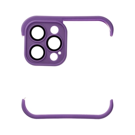 Mini bumper szilikon tok, Apple iPhone 12 Pro, lila