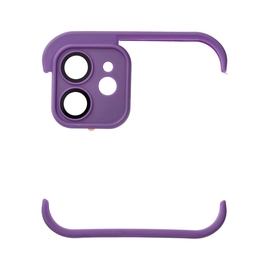 Mini bumper szilikon tok, Apple iPhone 12, lila
