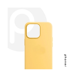 Phoner Apple iPhone 14 Plus szilikon tok, sárga