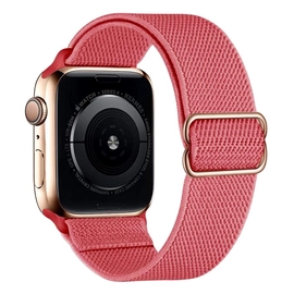 Phoner Dew Apple Watch csatos fonott szövet szíj, 38/40/41mm, rózsaszín