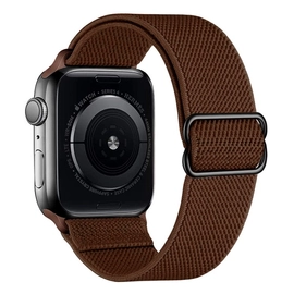 Phoner Dew Apple Watch csatos fonott szövet szíj, 49/45/44/42mm, barna