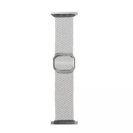 Phoner Hook Apple Watch csatos fonott szövet szíj, 49/45/44/42mm, fehér