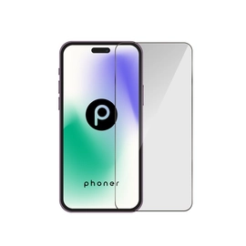 Phoner Master Clear Apple iPhone 15 Tempered Glass kijelzővédő fólia felhelyező kerettel