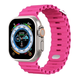 Phoner River Apple Watch 41/40/38 mm szilikon szíj, pink