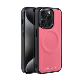 Roar Morning Magsafe Apple Iphone  15 Pro   eco bőr tok, rózsaszín