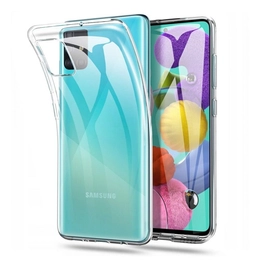 Samsung A717 Galaxy A71 ultra slim 0.3mm szilikon tok, átlátszó