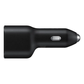 Samsung EP-L4020NBEGEU autós gyorstöltő, Type-C + USB, 40W, fekete