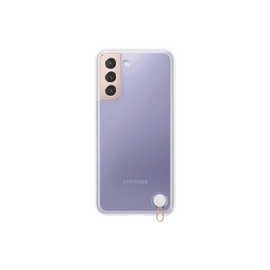 Samsung G996 Galaxy S21+ Clear Protective Cover, gyári tok, átlátszó fehér, EF-GG996CW