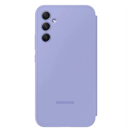 Samsung Galaxy A34 5G Smart View Wallet, gyári flip tok, áfonya, EF-ZA346CV