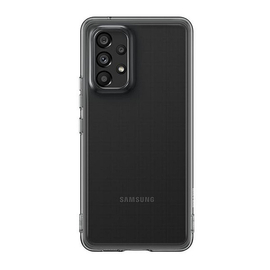 Samsung Galaxy A53 5G Soft Clear gyári szilikon tok, fekete, EF-QA536TB